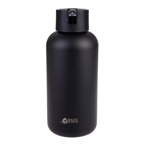 Buy Oasis Moda 1.5L black insulated water bottle