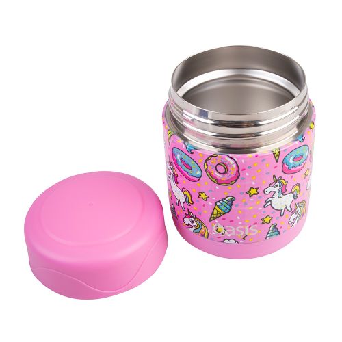 Oasis insulated food jar Unicorns