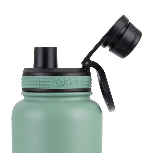 Buy Oasis Insulated Sage Green 1.1L sports bottle