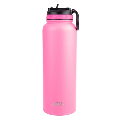 Buy Oasis Neon Pink insulated water bottle 1.1L online