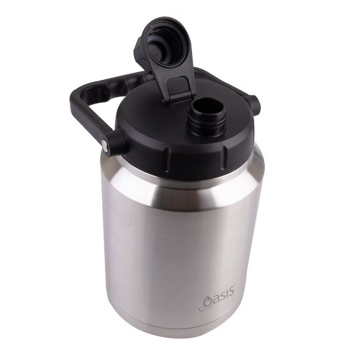 Oasis Insulated Water Bottle Jug with Handle Silver 2.1L