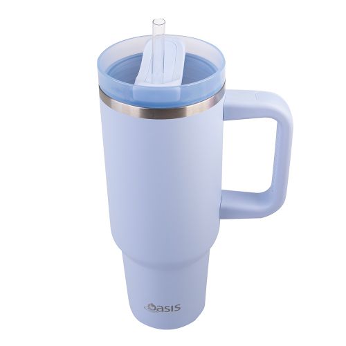 Oasis Insulated Tumbler with Straw Periwinkle 1.2L
