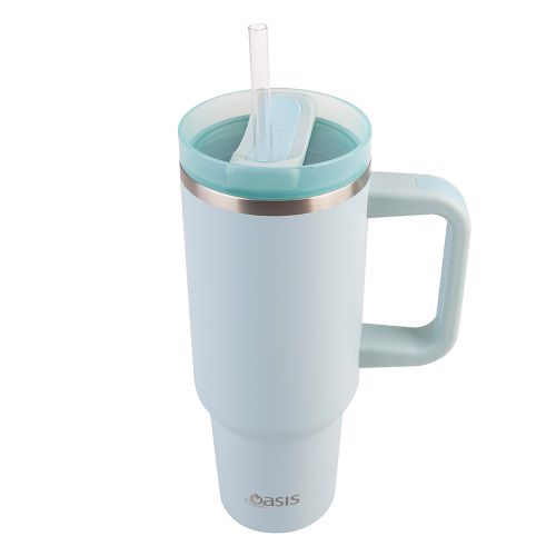 Oasis Insulated Tumbler with Straw Sea Mist 1.2L