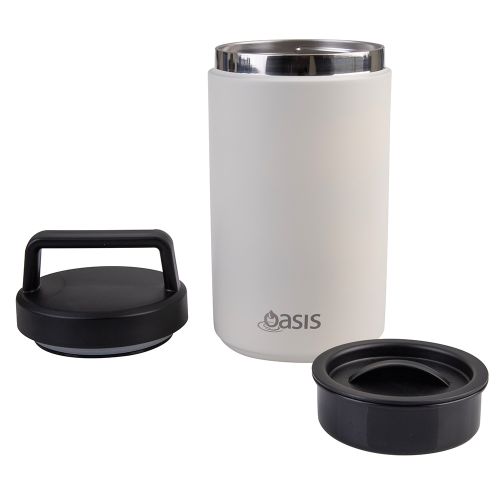 Oasis Stainless Steel Insulated Food Flask Alabaster 700ml