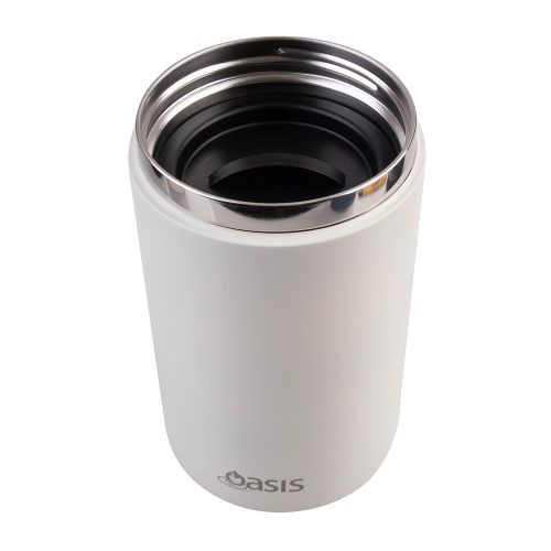 Oasis Stainless Steel Insulated Food Flask Alabaster 700ml