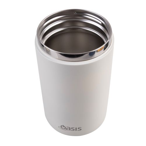 Oasis Stainless Steel Insulated Food Flask Alabaster 700ml