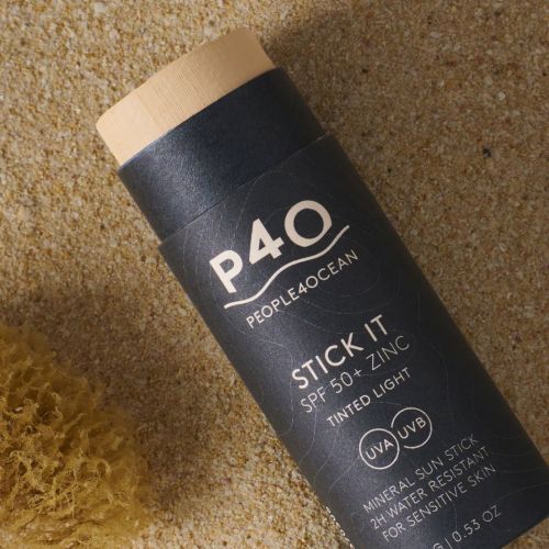 People 4 Ocean Stick It Coloured Zinc SPF50  Tinted Light 25g