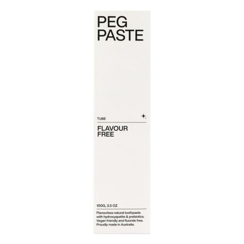 Peg Paste Natural Toothpaste with Hydroxyapatite Flavour Free 100g