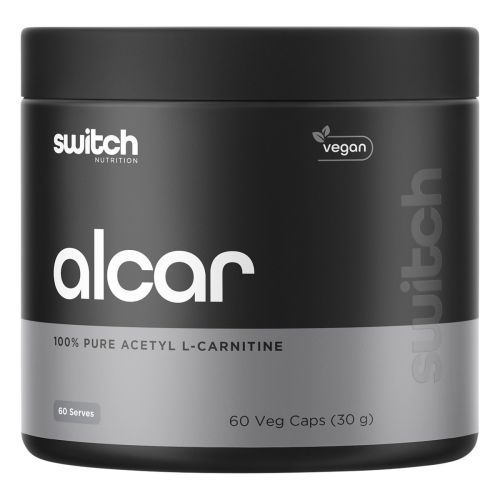 Switch Nutrition Alcar 100% Pure Acetyl L-Carnitine 60 Caps