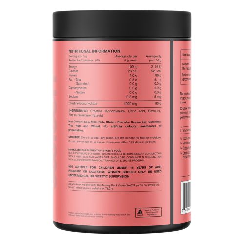 Switch Nutrition Creatine Monohydrate Refreshing Lime 500g