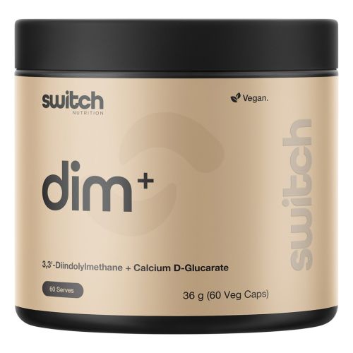 Switch Nutrition DIM+ Diindolylmethane+Calcium D-Glucarate 60 Caps