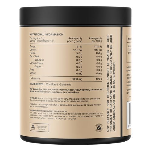Switch Nutrition Glutamine 100% Pure L- Glutamine Unflavoured 300g