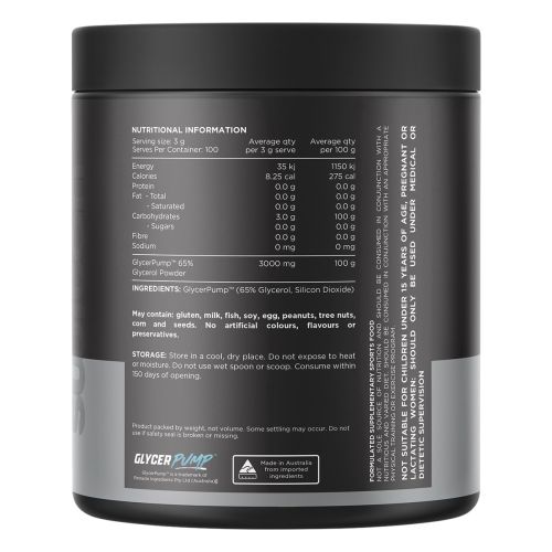 Switch Nutrition Glycerol 65% Glycerol Powder 300g