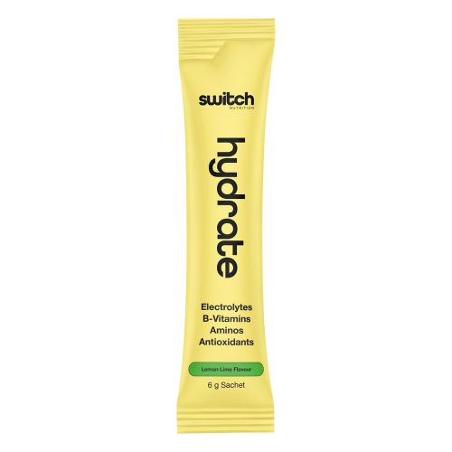 Switch Nutrition Hydrate Electrolytes No Added Sugar Lemon Lime 20 x 6g