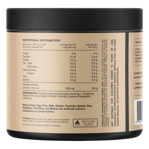 Switch Nutrition L-Theanine From Green Tea 60 Caps