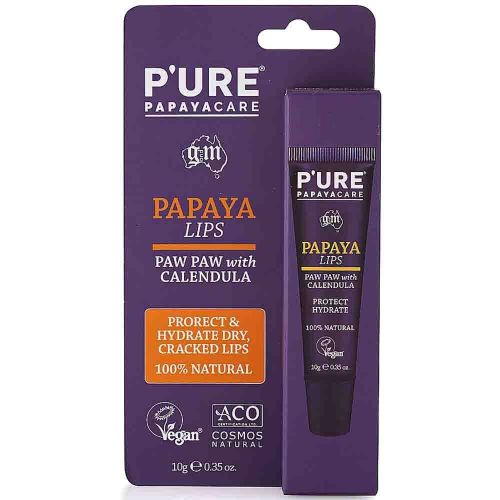 P'ure Papayacare Papaya Lips with Calendula 10g