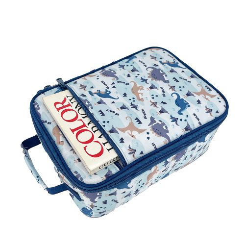 Sachi Dinosaur Land Insulated Lunch Bag