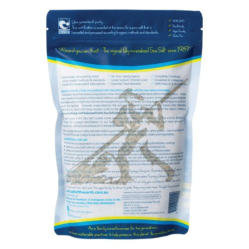 Salt Of The Earth Celtic Sea Salt Coarse 650g