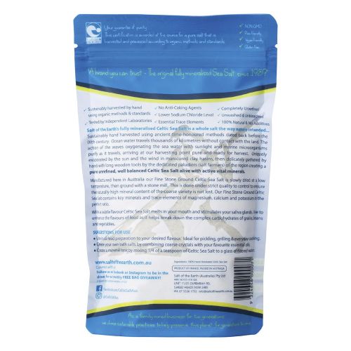 Salt Of The Earth Celtic Sea Salt Fine 250g