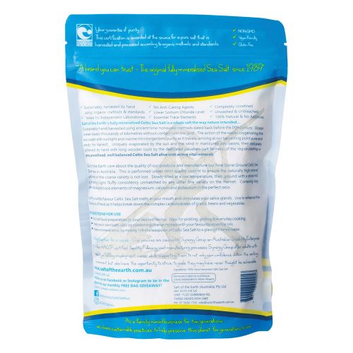 Salt Of The Earth Celtic Sea Salt Fine 650g