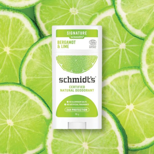 Schmidt's Natural Deodorant Stick Bergamot & Lime 75g