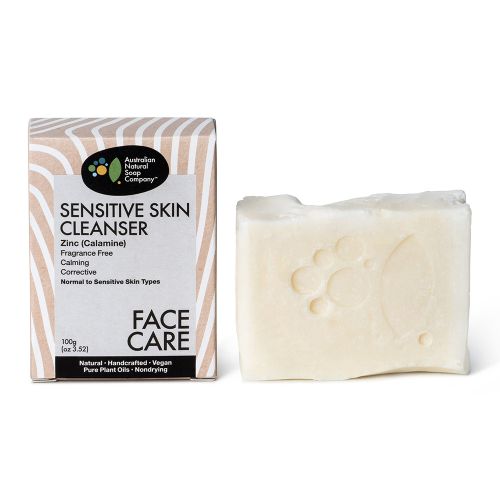 Buy The Australian Natural Soap Co Sensitive Skin Cleanser with Zinc 100g online