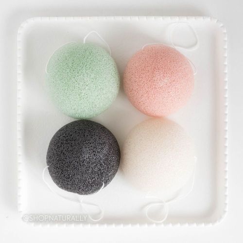The Happy Sparrow Konjac Sponge Green Clay