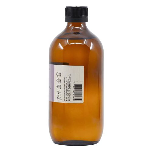 Vrindavan Castor Oil 100% Natural 500ml in glass bottle