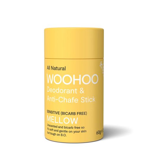 Woohoo Natural Deodorant & Anti Chafe Stick Mellow 60g