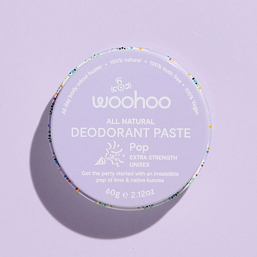 Woohoo Natural Deodorant Paste Pop 60g