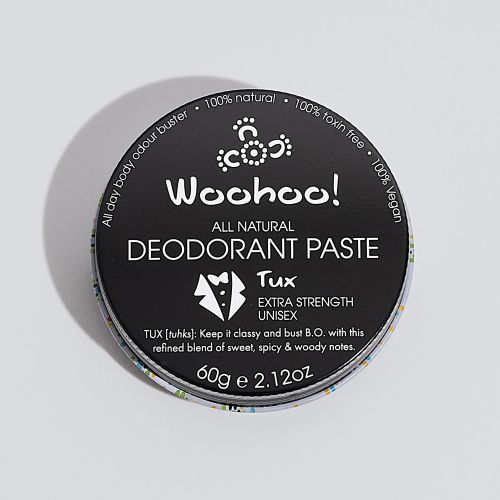 Woohoo Natural Deodorant Paste Tux 60g