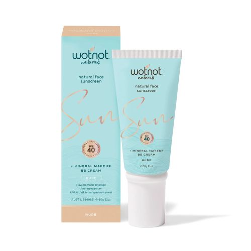 Wotnot Natural Face Sunscreen SPF40 & BB Cream 3 Shades