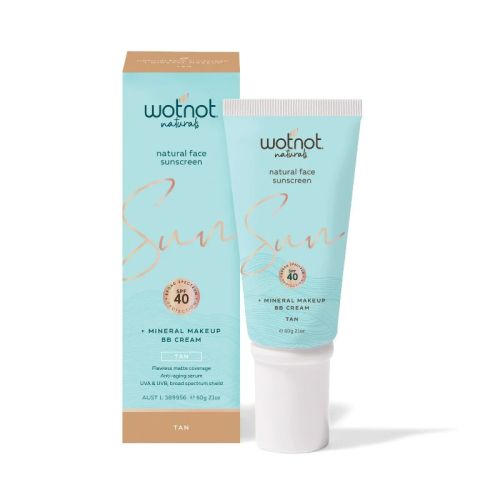 Wotnot Natural Face Sunscreen SPF40 & BB Cream 3 Shades