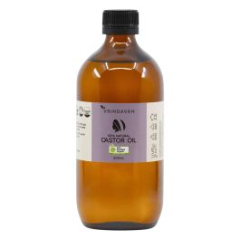 Vrindavan Castor Oil 100% Natural 500ml in glass bottle | Shop Naturally