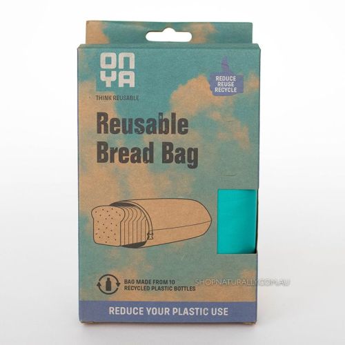 Onya Reusable Bread Bag Aqua Shop Naturally