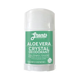 Grants Crystal Deodorant Aloe Vera 100g