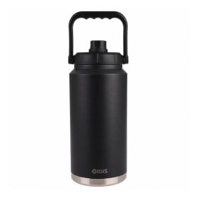 Oasis 3.8L water bottle jug black