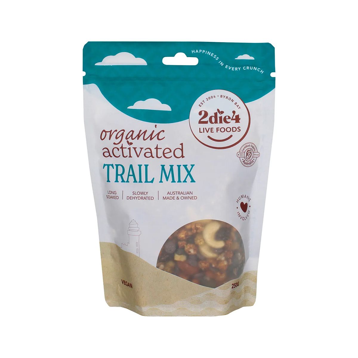 2die4 Live Foods Organic Activated Trail Mix 250g