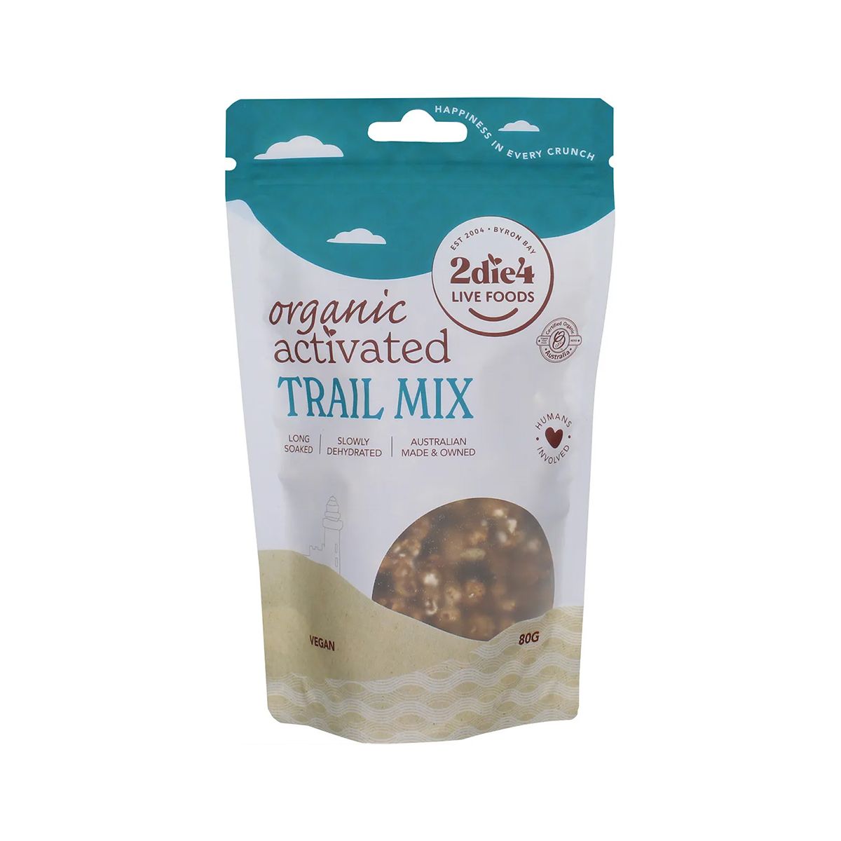 2die4 Live Foods Organic Activated Trail Mix 80g