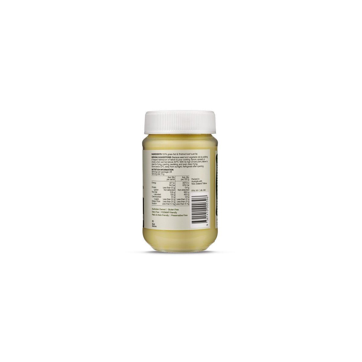 Best of the Bone Grass-fed Tallow 320g