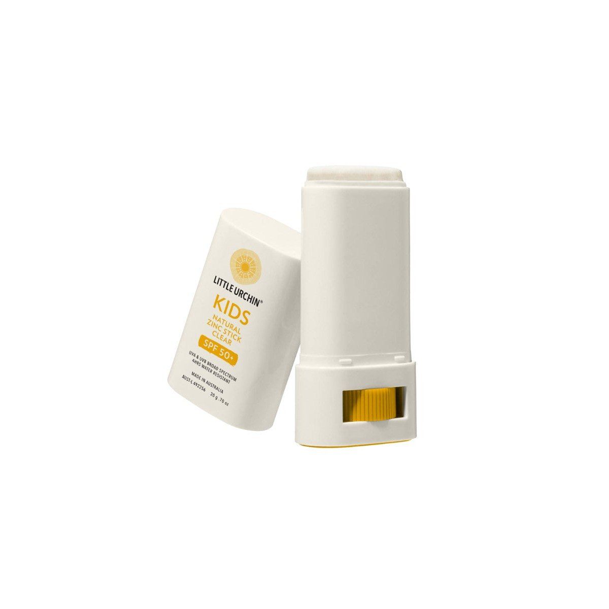 Little Urchin KIDS Natural Zinc Stick Clear SPF 50+ 20g