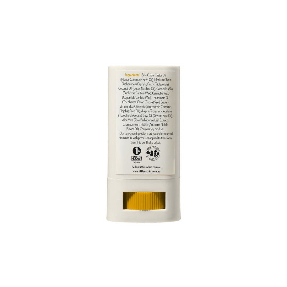 Little Urchin KIDS Natural Zinc Stick Clear SPF 50+ 20g