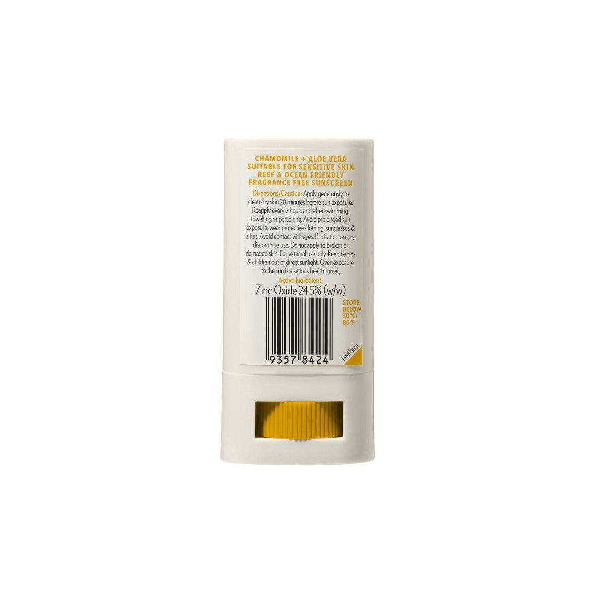 Little Urchin KIDS Natural Zinc Stick Clear SPF 50+ 20g