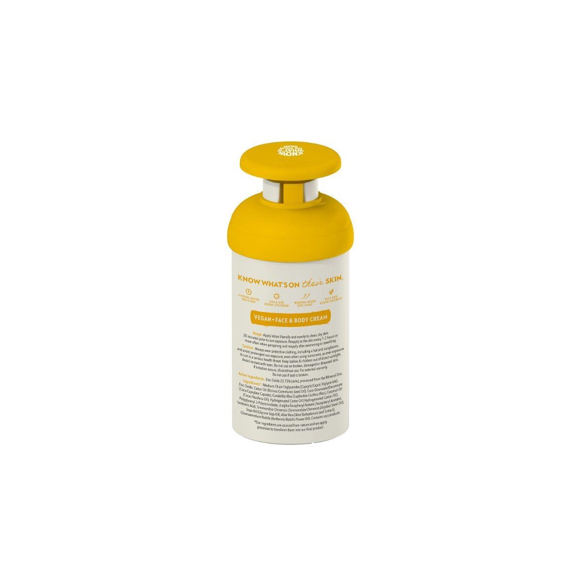 Little Urchin KIDS Natural Clear Zinc Sunscreen SPF 50+ 300g
