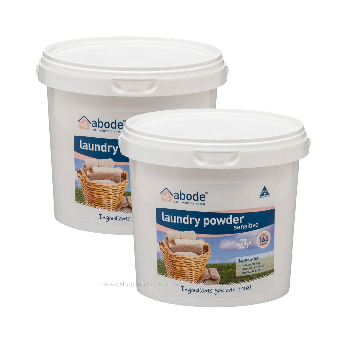 Abode Natural Laundry Powder Zero 8kg