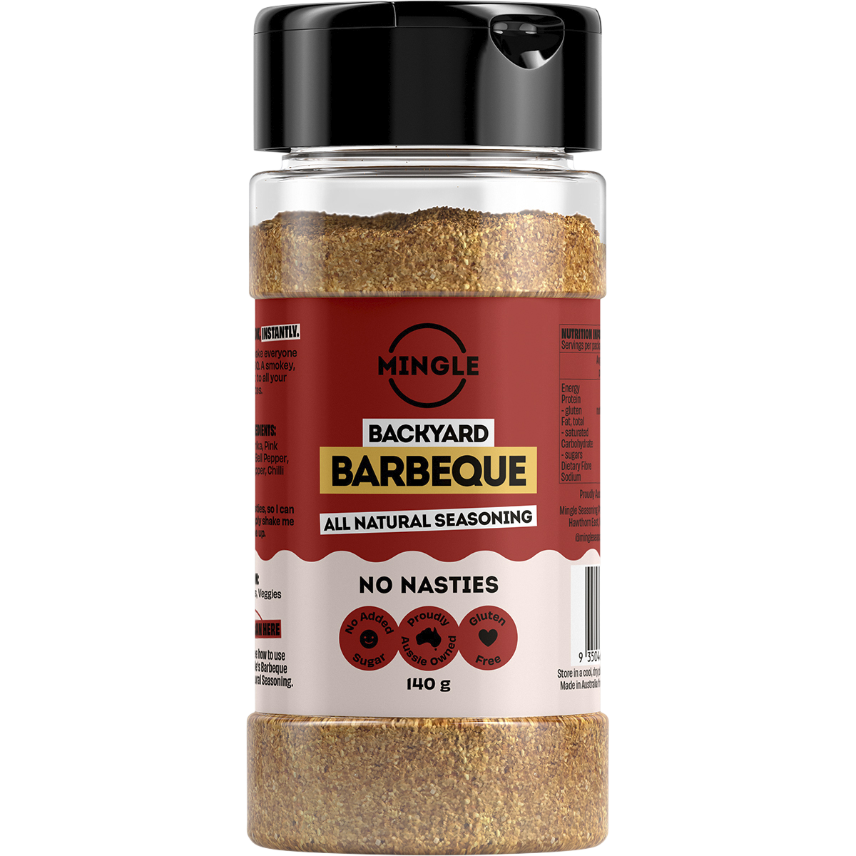 Mingle Backyard Barbeque All Natural Seasoning 140g