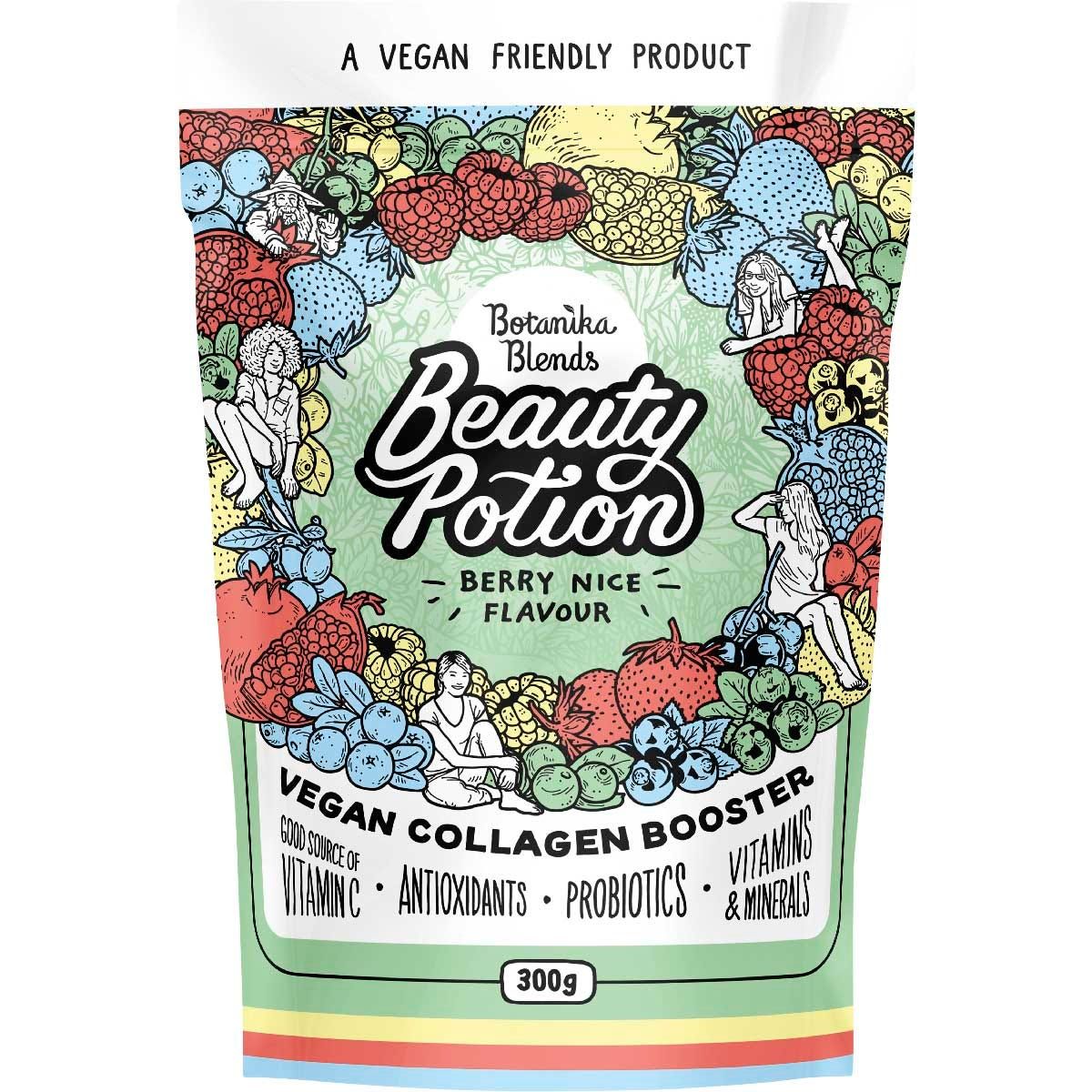 Botanika Blends Beauty Potion Berry Nice Vegan Collagen Boost 300g