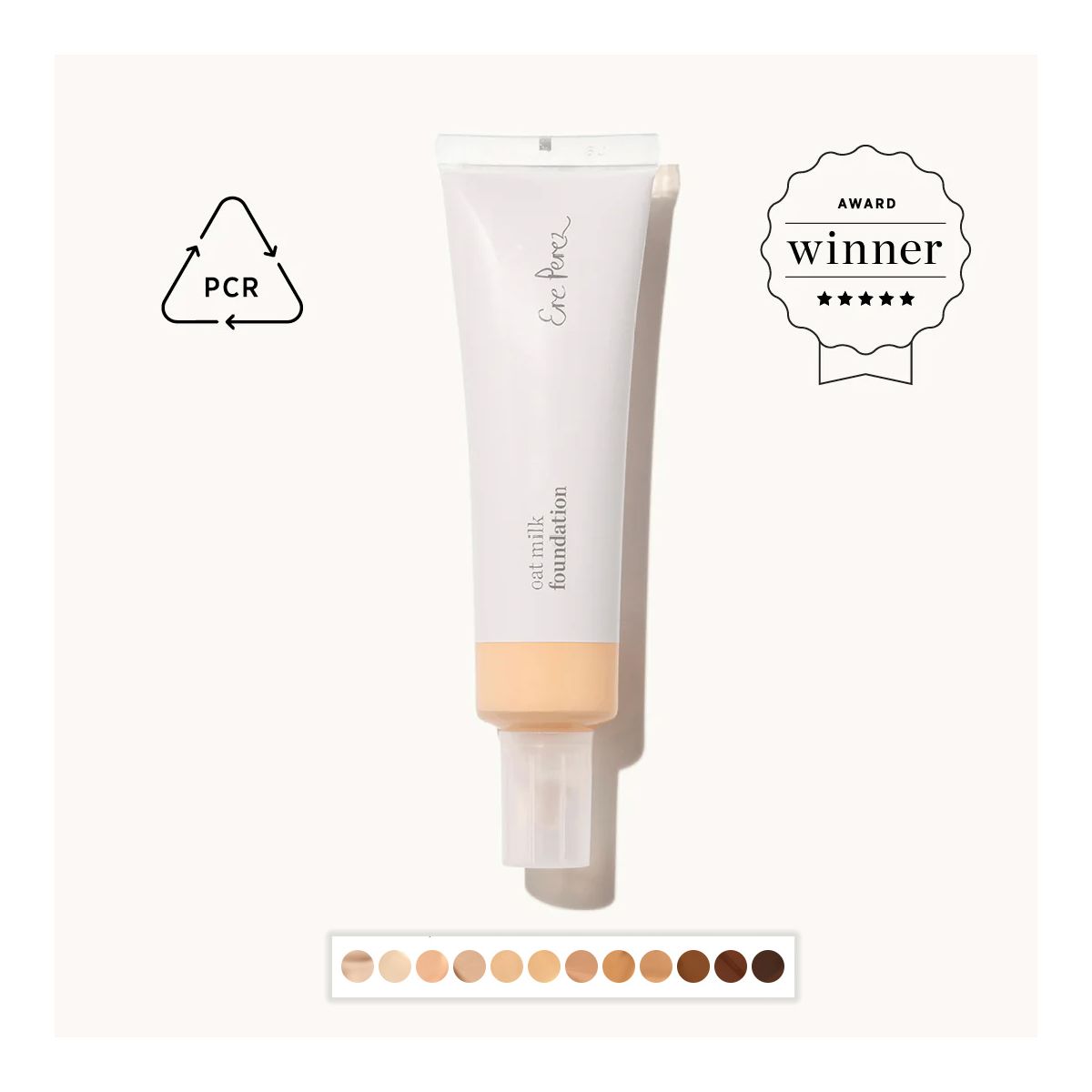 Ere Perez Oat Milk Foundation 12 Shades