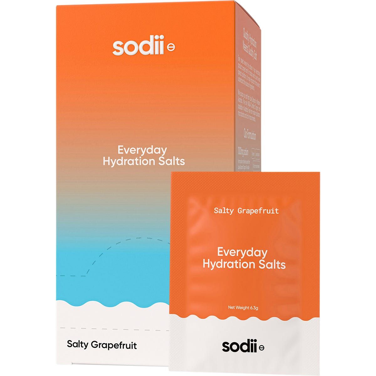 Sodii Everyday Hydration Salts Salty Grapefruit 30pk