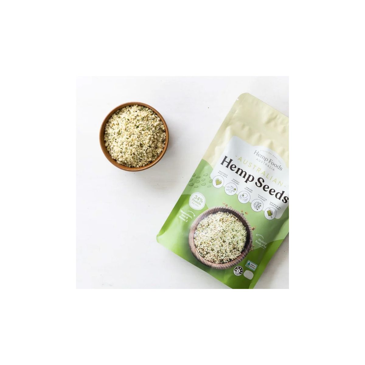Hemp Foods Australia Australian Hemp Seeds Hulled 800g